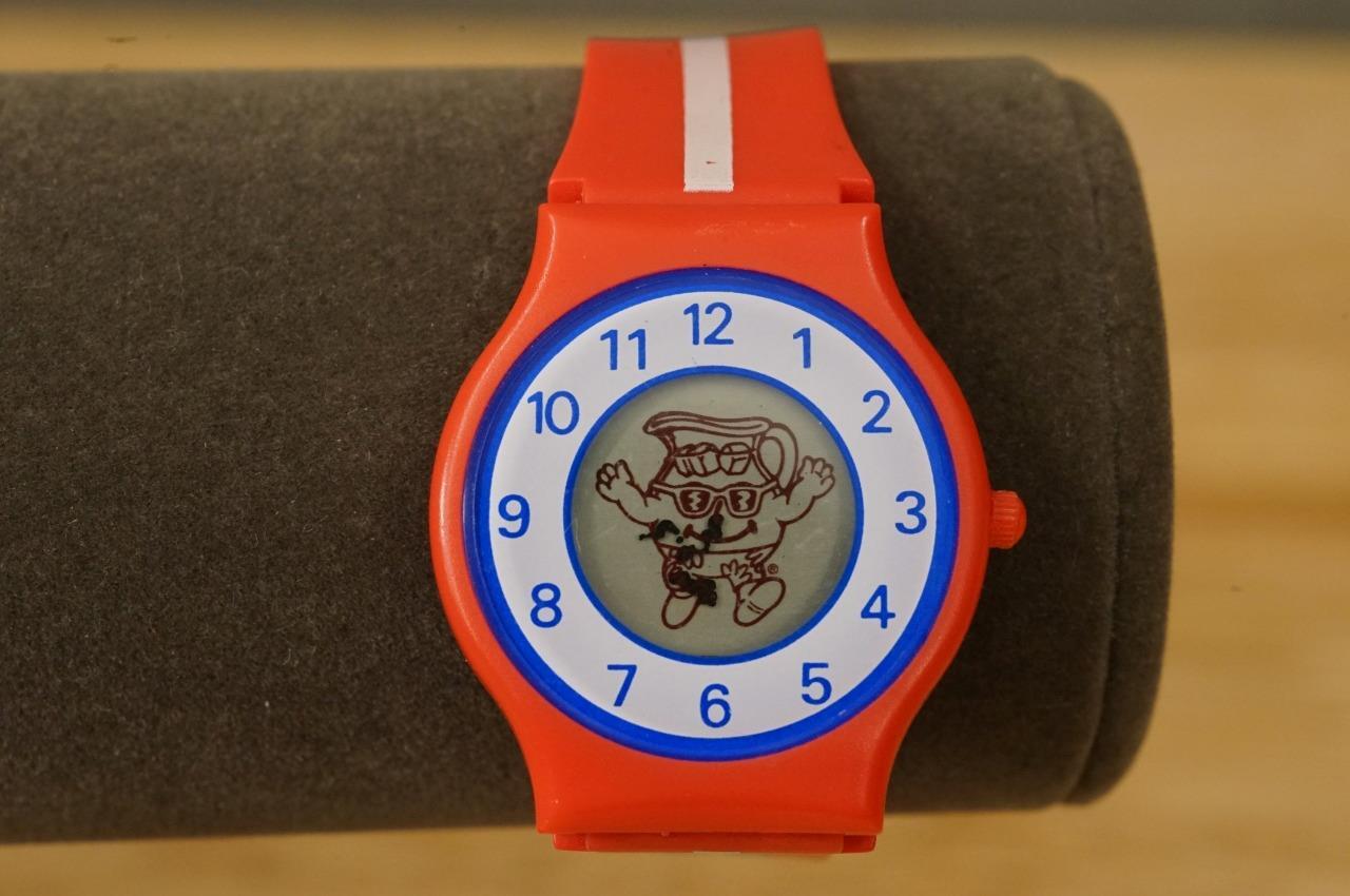 Unisex Kids Quartz Watch Kool Aid Man AS IS Repair Food Advertising Cartoon
