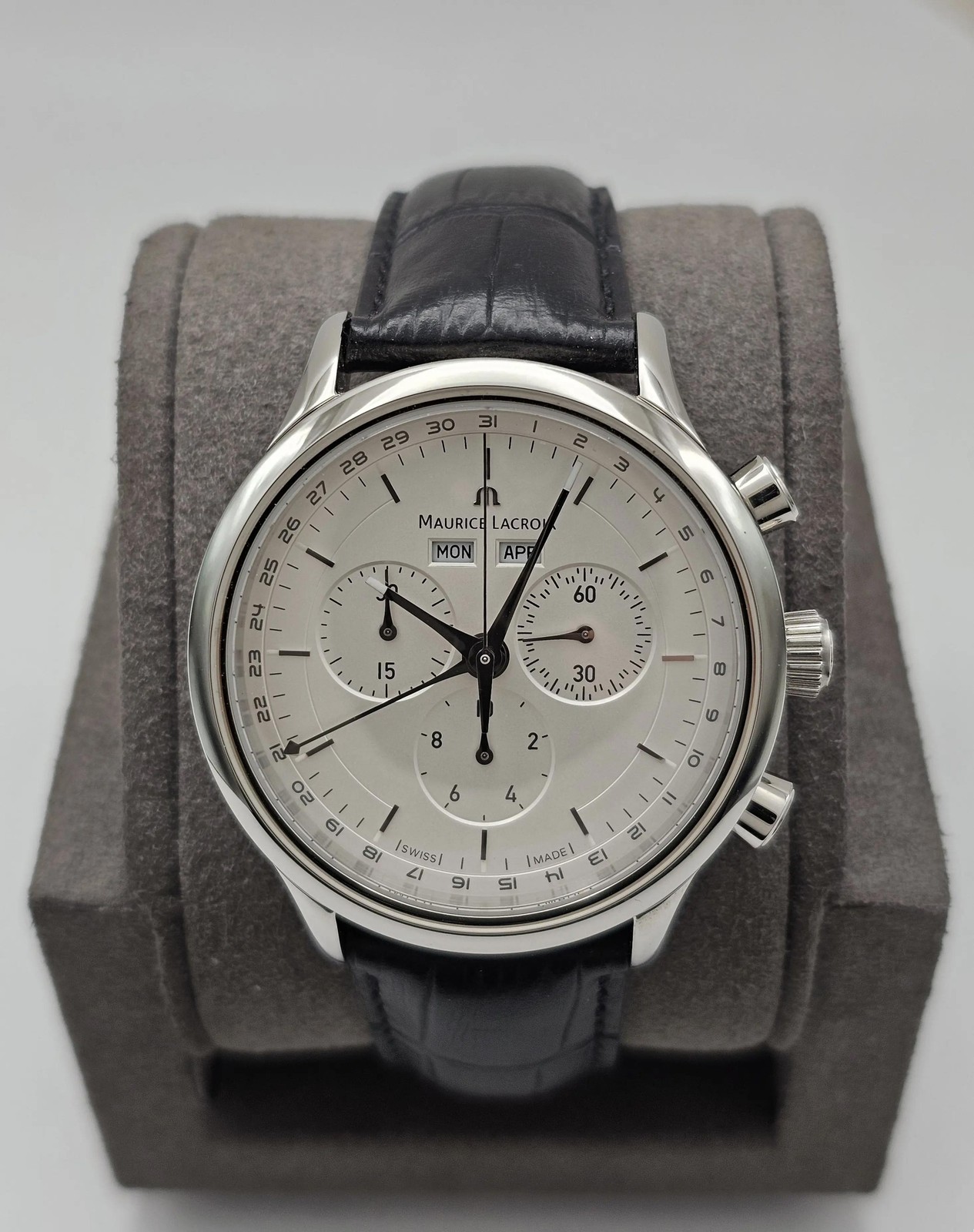 Maurice Lacroix Les Classiques Steel Silver Dial Quartz Watch LC1008-SS001-130