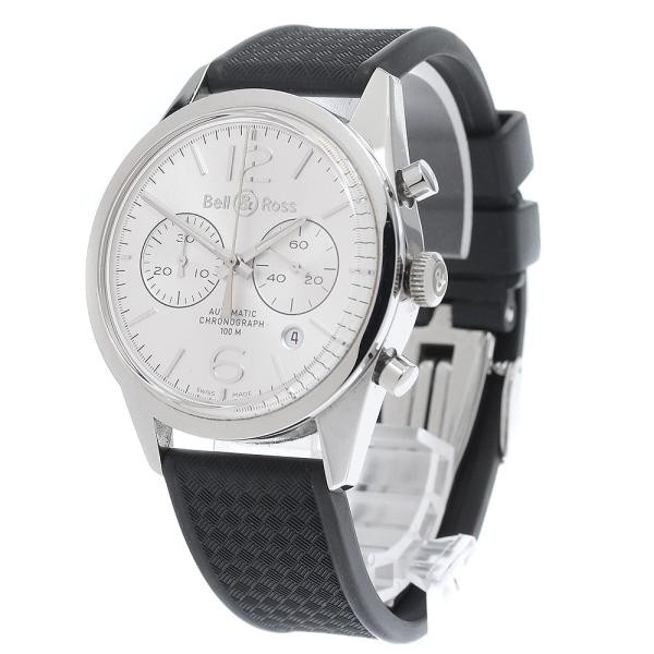 Bell & Ross Vintage BR126-94 41mm SS Silver Dial Automatic Watch #C7119