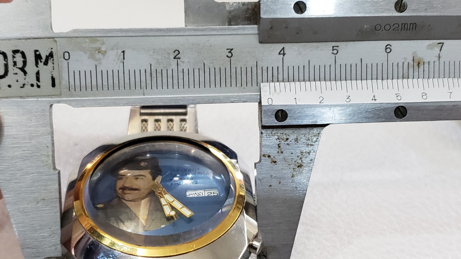 Tressa Saddam Hussein Of Iraq 🇮🇶 Logo 37mm Automatic Men’s Watch