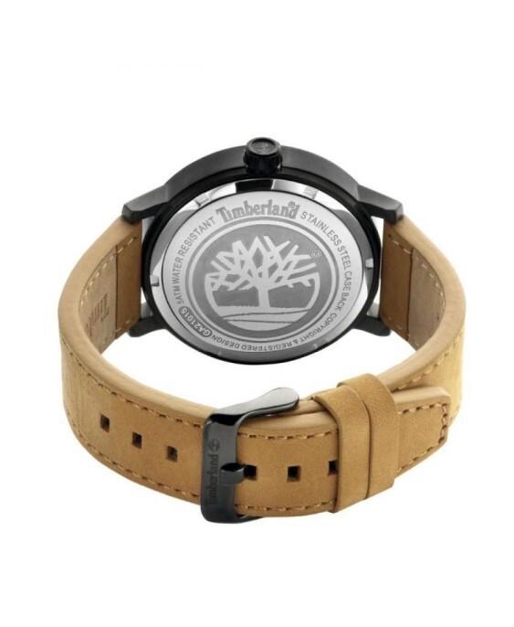 Timberland Classic Black Dial Light Brown Leather Strap Watch – TDWGA2101501