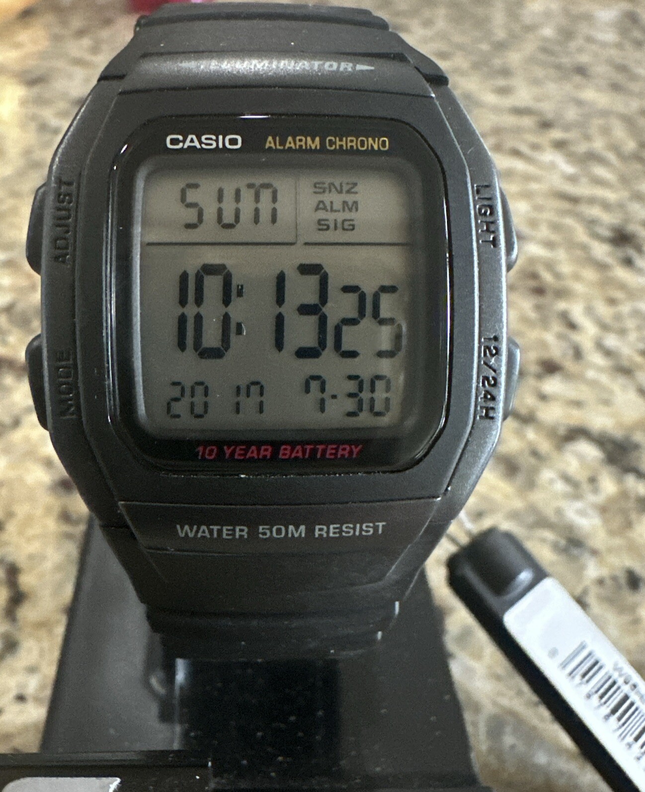 CASIO Watch Digital (W96H-1BVWT) Men’s 10 Year Battery 50M WR Brand NEW