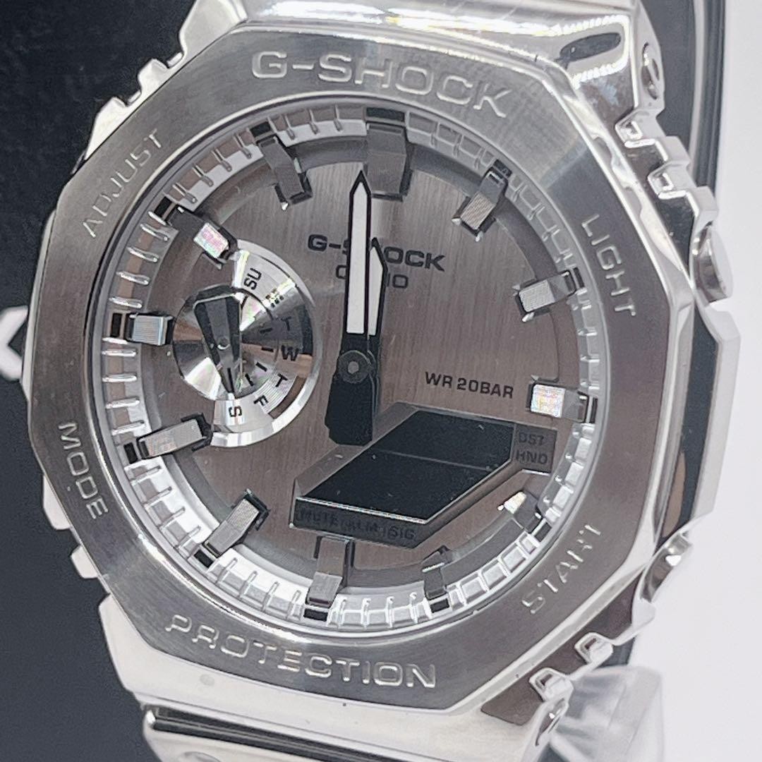 beautiful CASIO G SHOCK GM 2100 1AJF Metal with box operational