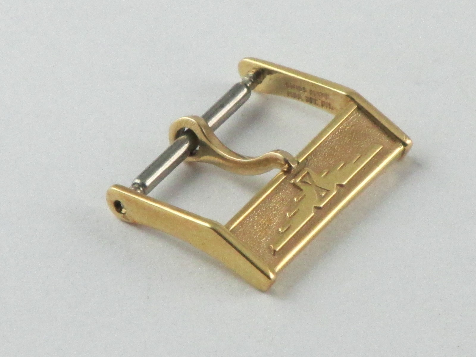 LONGINES GOLD LAMINATED BUCKLE 16mm BUCKLE LONGINES 16mm GOLD PLATED