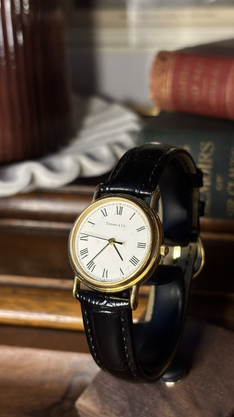 Vintage Tiffany & Co Swiss Dress Watch with Original Box & Full Overhaul 2000s