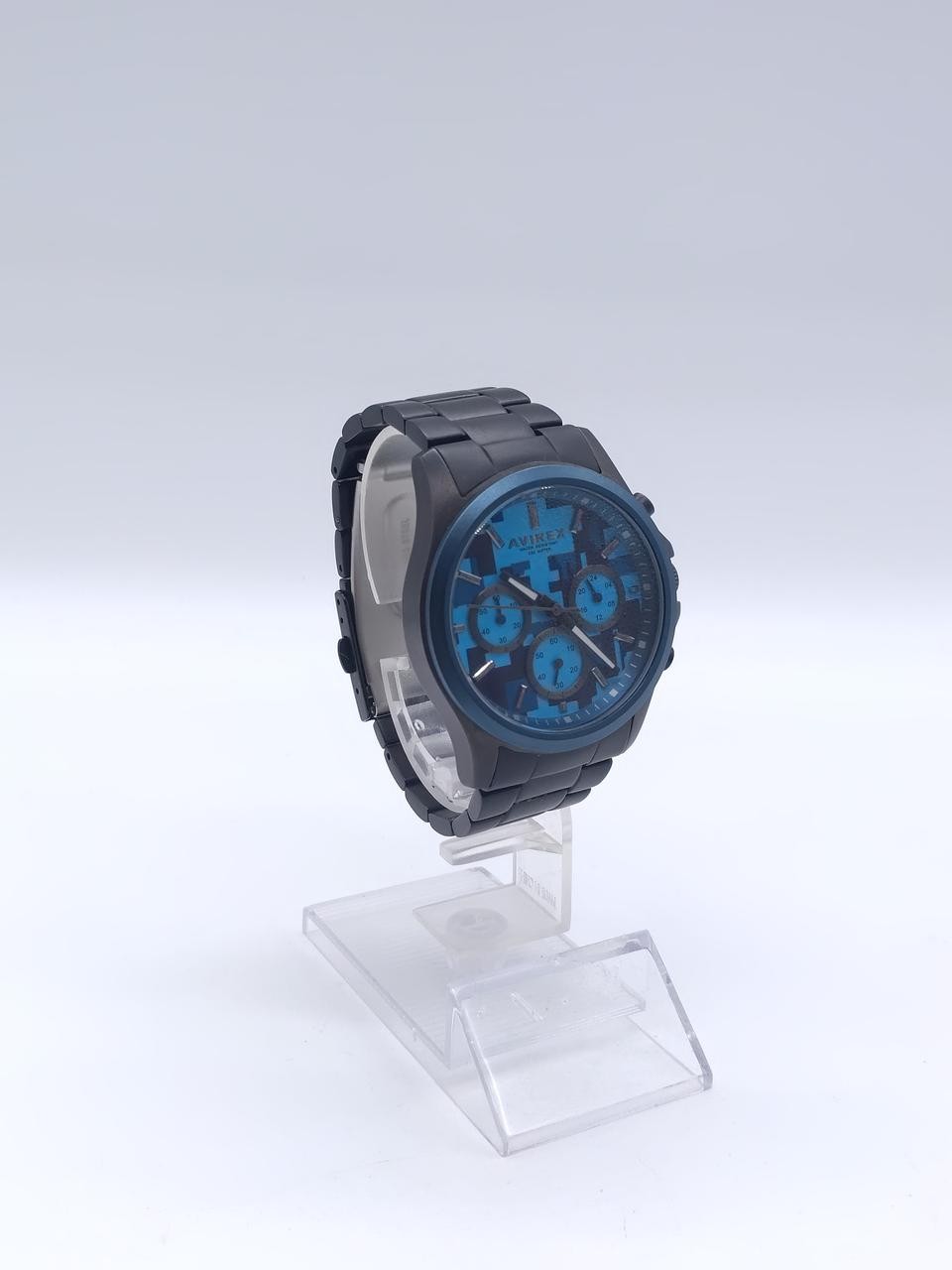 AVIREX Chronograph Watch, Stainless Steel Band -For Parts