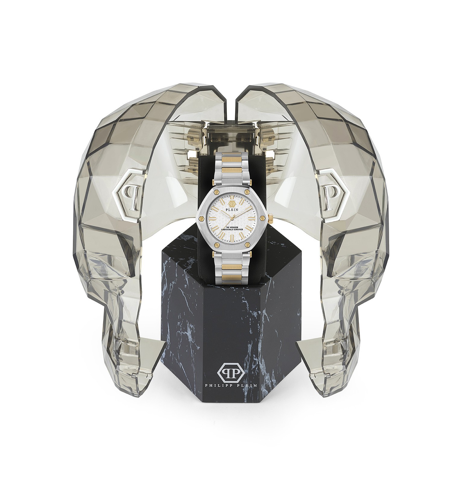 Philipp Plein Multicolour Womens Analogue Watch The Hexagon PW1BA0523