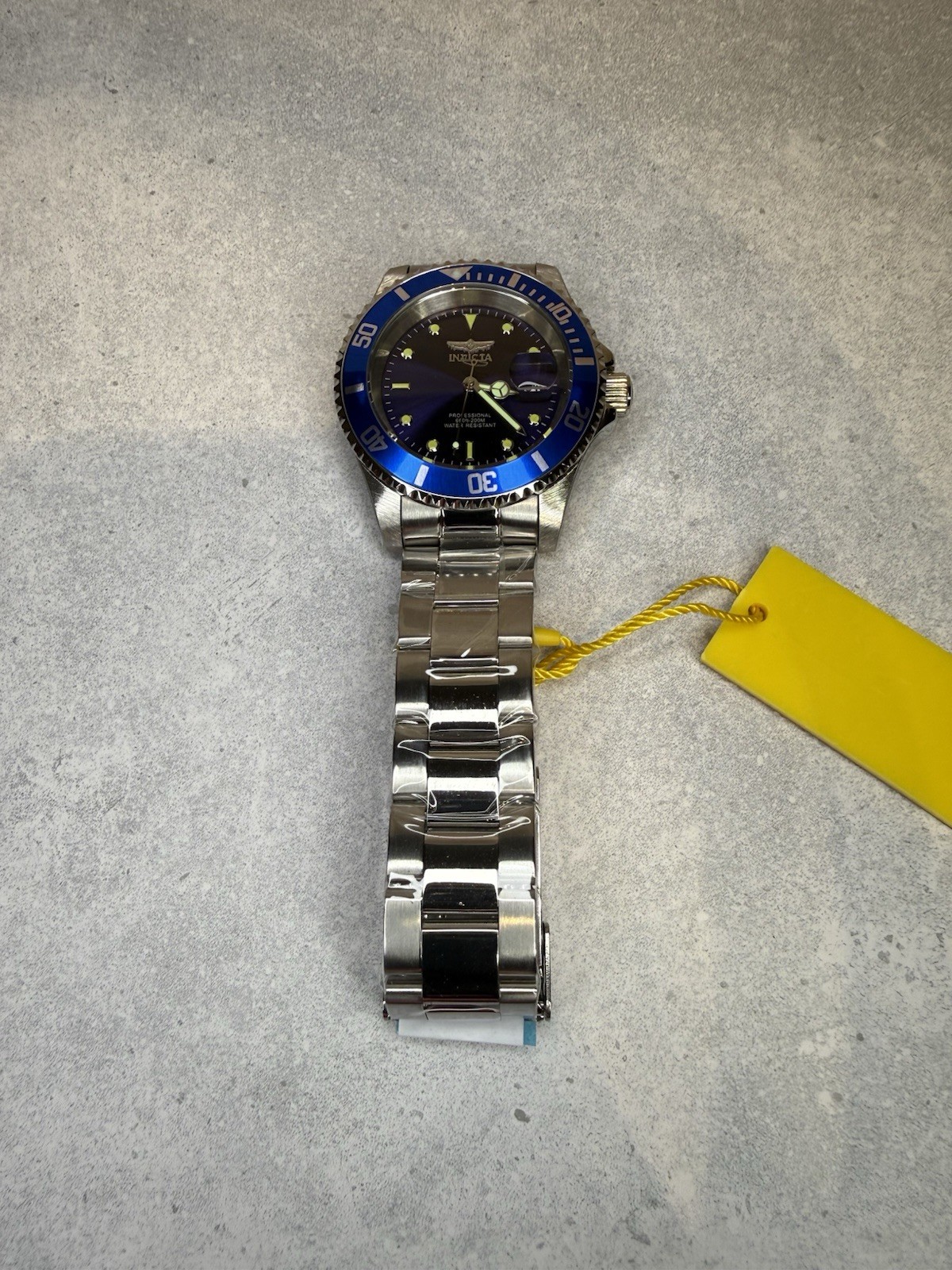 Invicta Pro Diver Men’s Quartz Blue – Purple Dial/Bezel SS Bracelet 200M