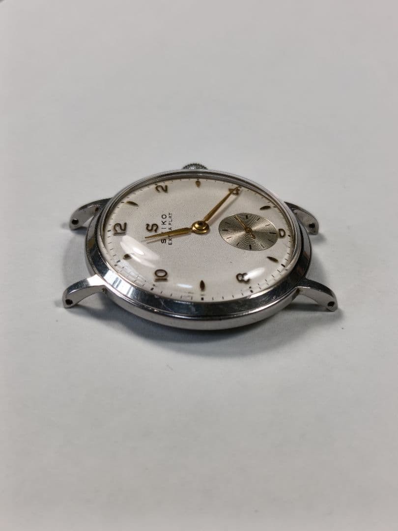 Seiko EXTRA FLAT 13050 new 10B S mark small second good working condition