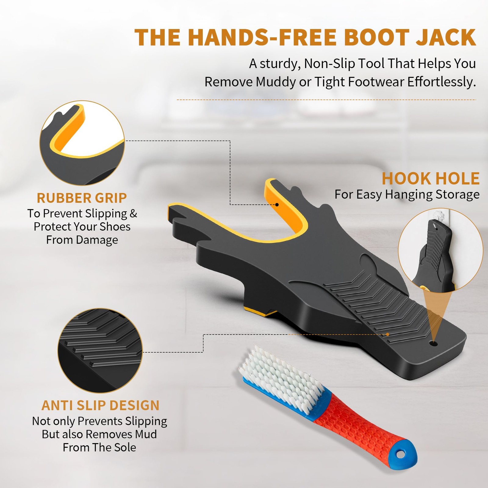 Boot Jack,Boot Remover for Cowboy Boots,Boot Puller for Waders and Work Boots