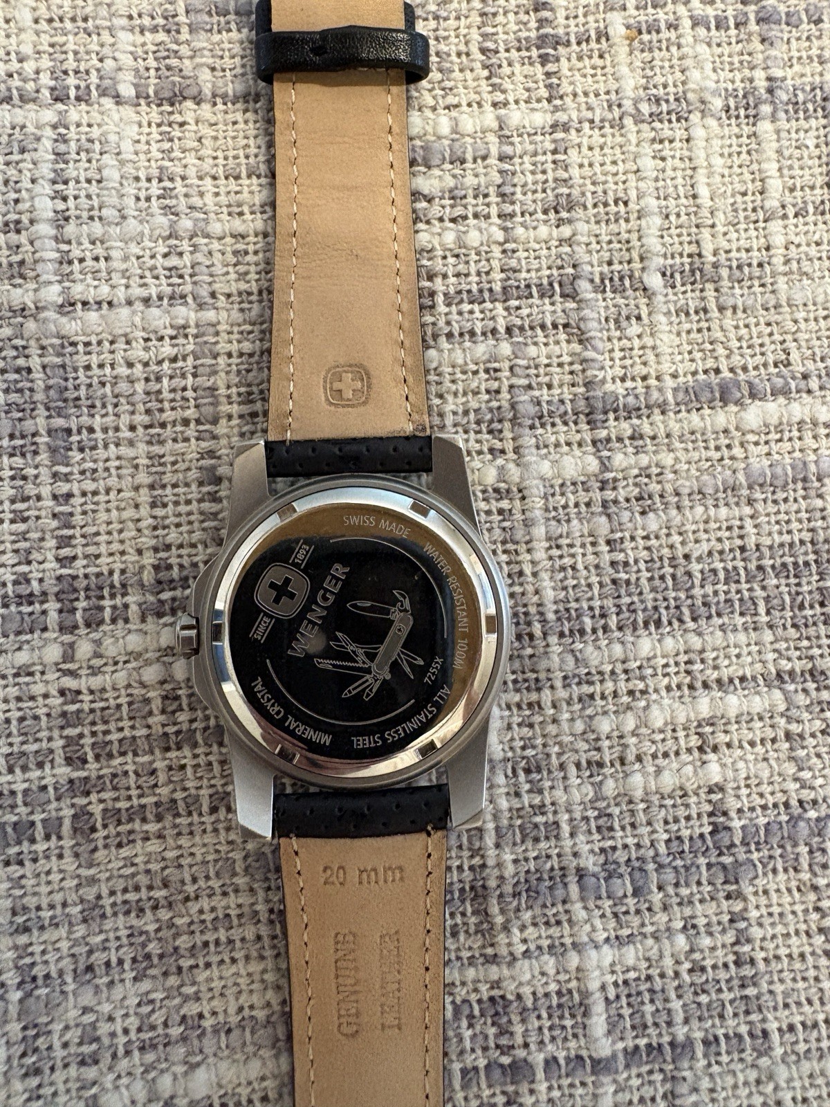 Wenger Vintage Watch Reference 7255X Swiss Made Needs Battery Read Description