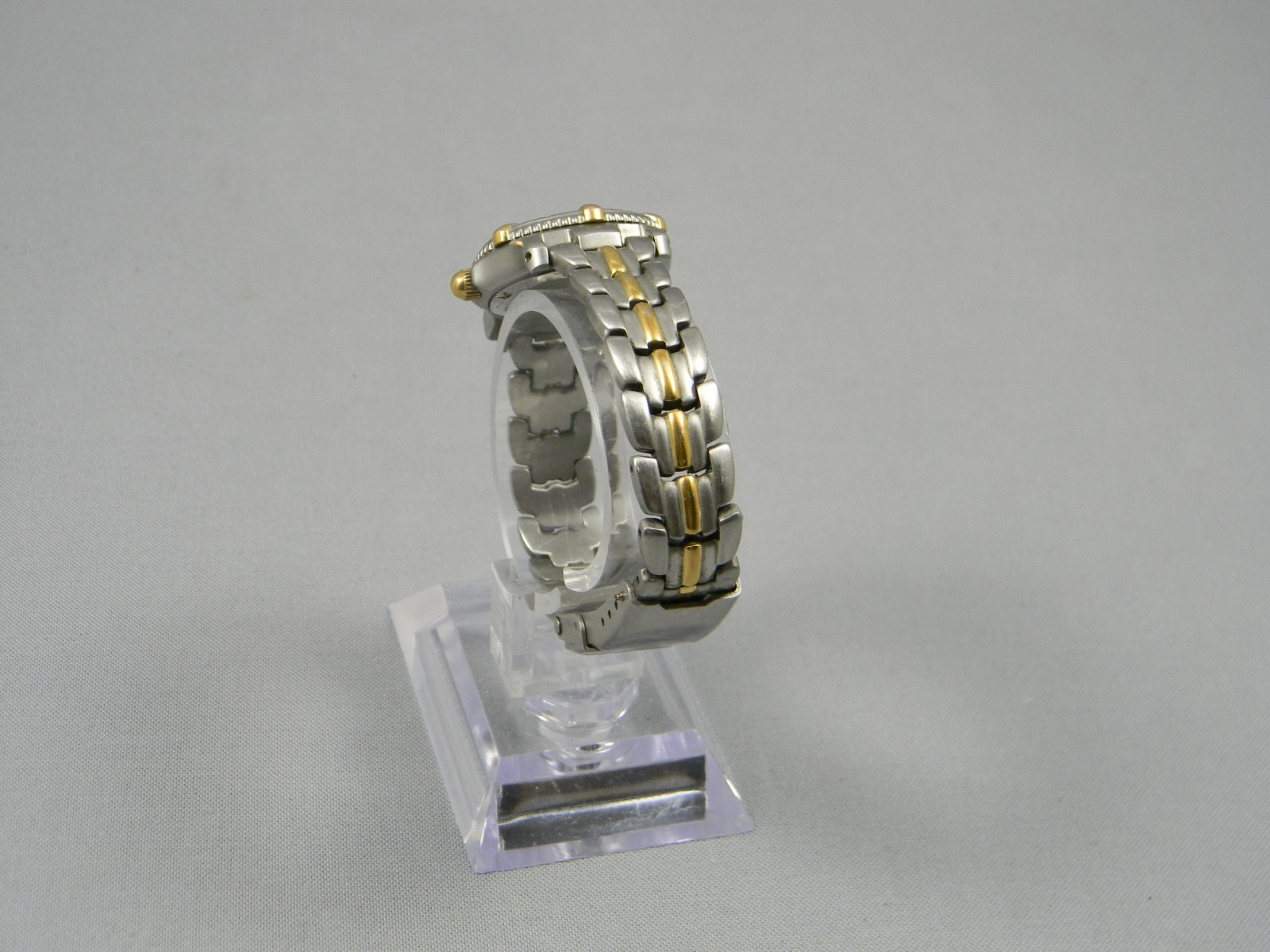 Elgin Steel Watch Women Diver Style 25mm Clasp Band 5.5″-5.75″ New Battery