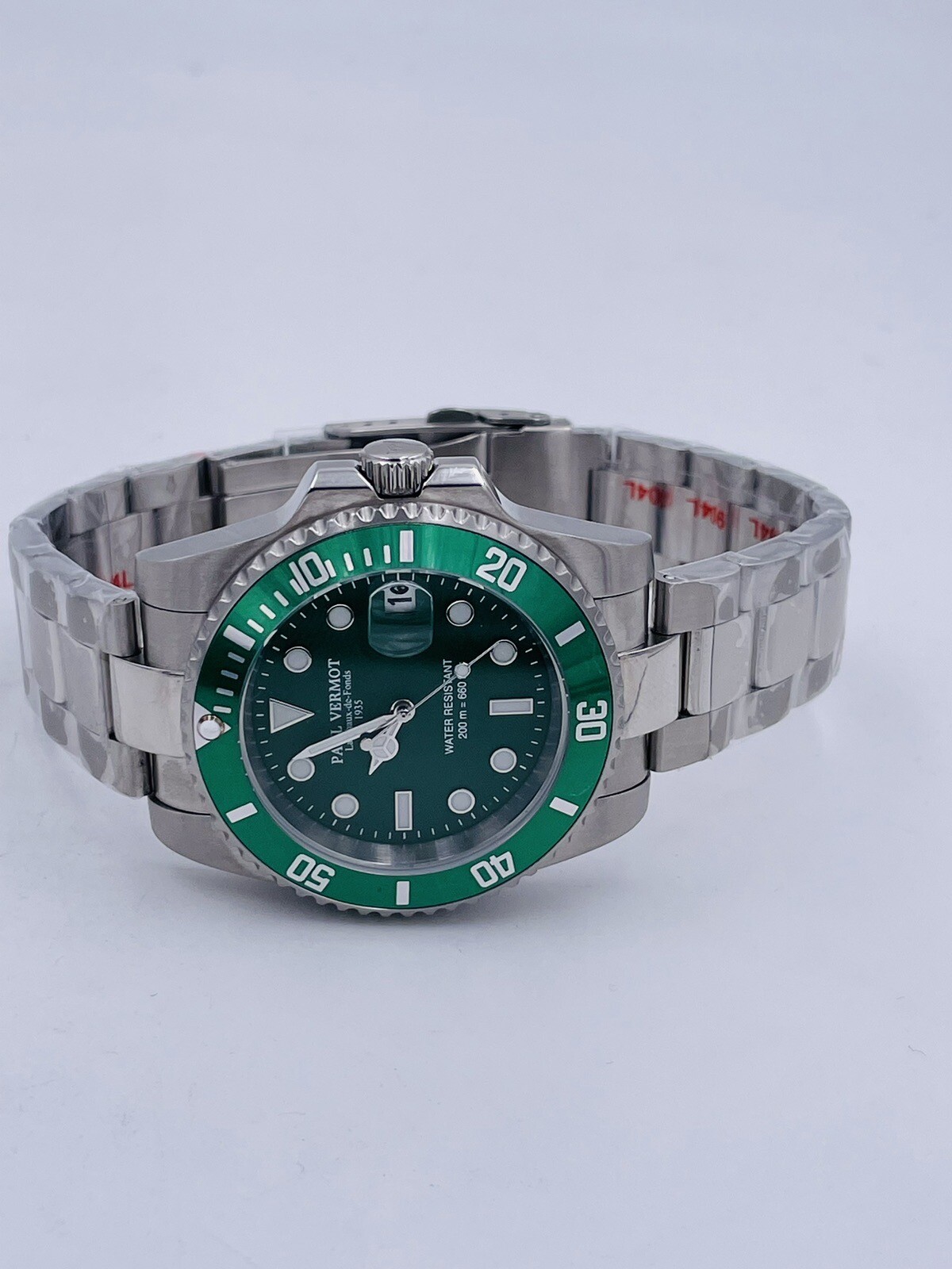 Paul Vermot NewSub 200m Automatic Seiko P211VO/410 Watch Hot Discount New