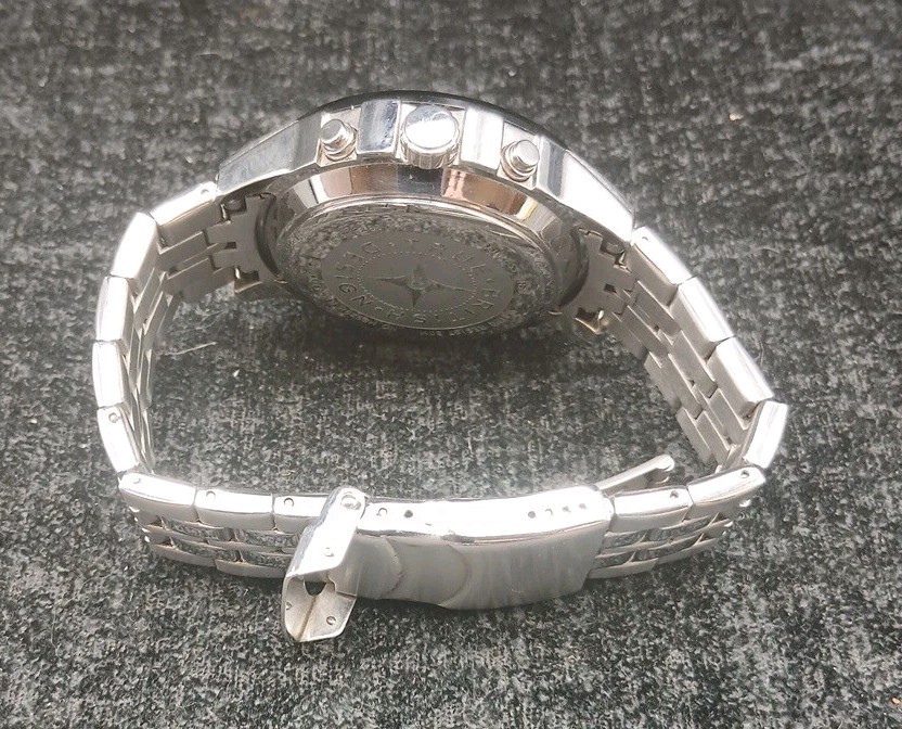Accurist Skymaster MB929B Chronograph Alarm Quartz Watch Working U1S5