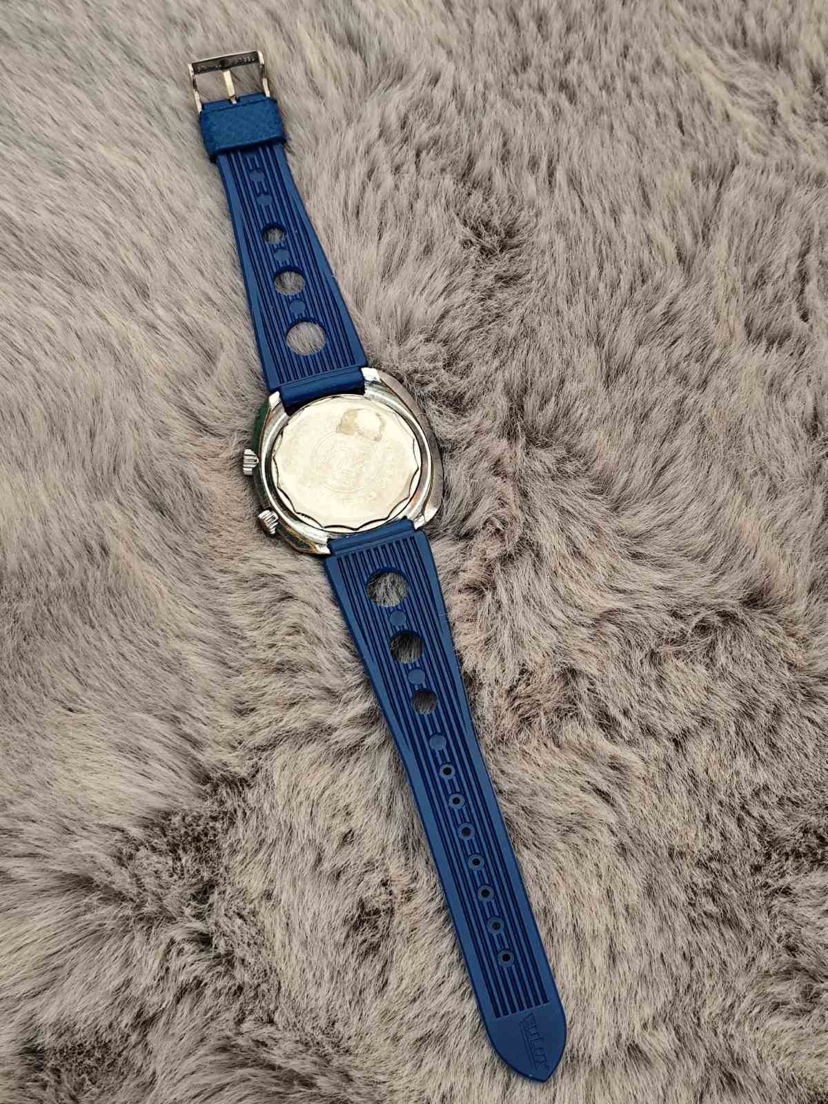 Vintage Watch E.R.C. Super Waterproof 100% Diver Inner Rotating Bezel