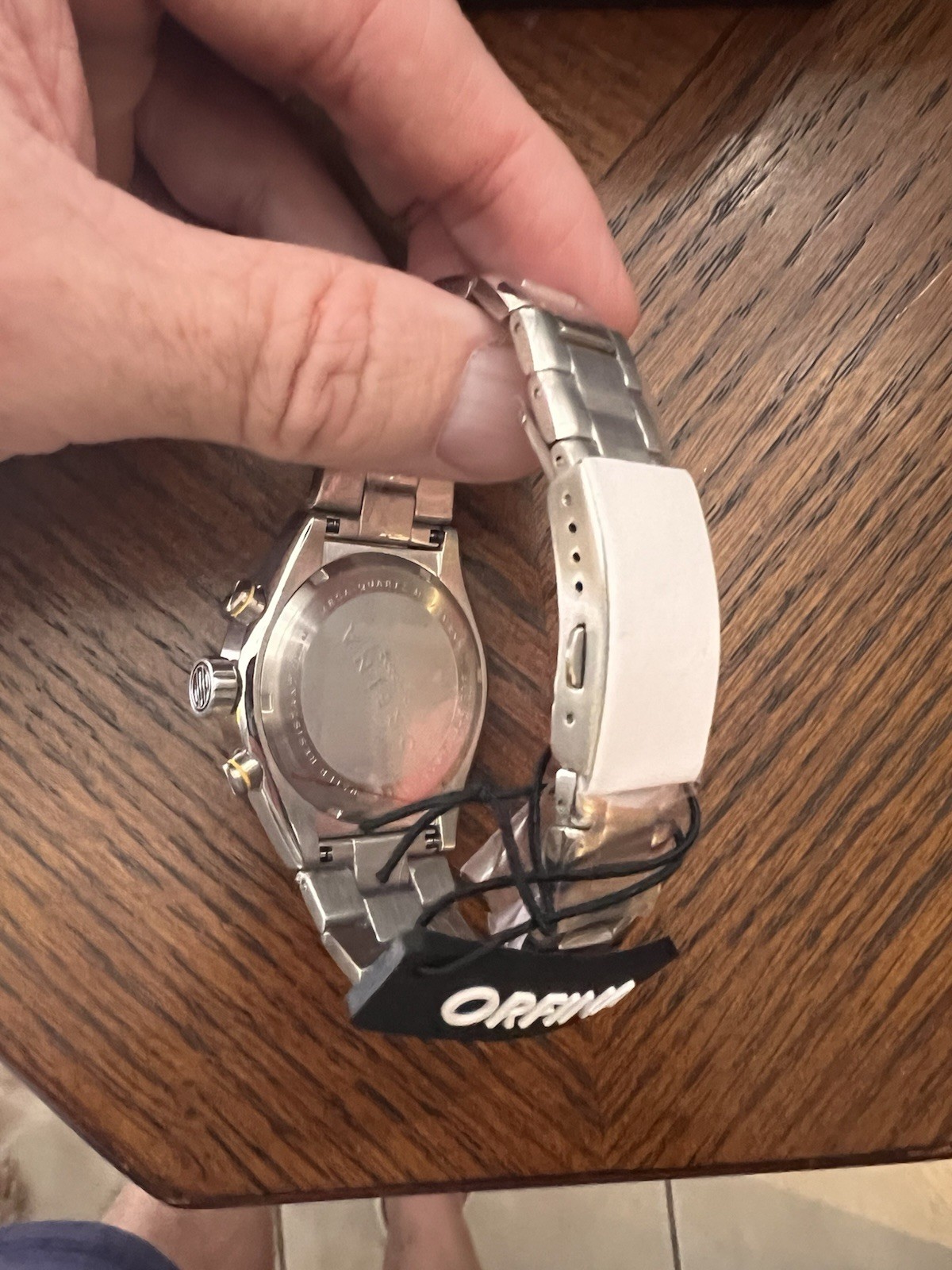 Orfina Zero-Two Chronograph Quartz Green Dial 42.5mm 100m Box Papers