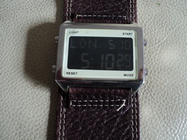 Very Rare Identity London WORLD TIME Ladies Digital Quartz Watch Working VGC