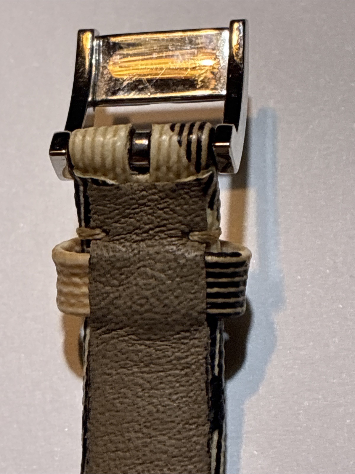 Burberry Ladies Nova Check Square Face Watch 00147-BU2016 30m/100 New Battery