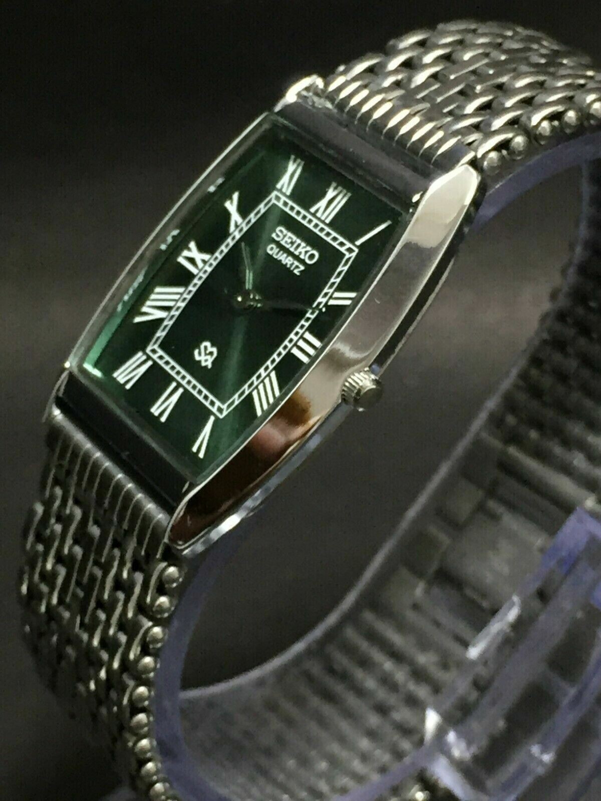 Vintage Seiko Slim Quartz Men’s Wrist Watch – Comes With New Battery, New Band