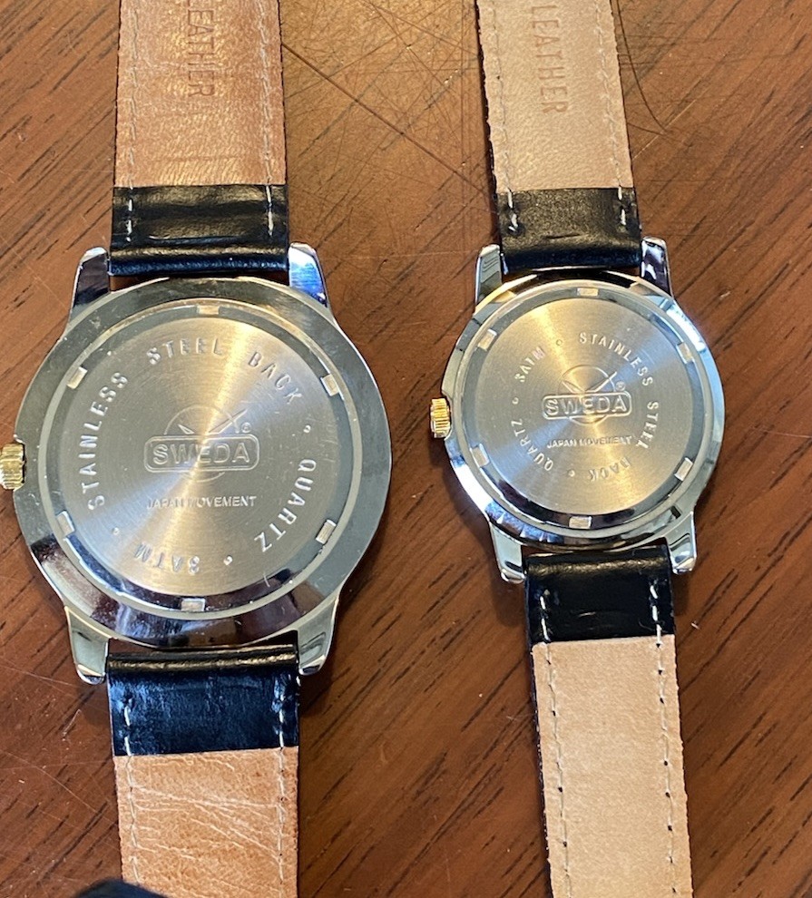 NOS Boeing Quartz Watches-Delta IV First Launch-🚀 Sweda His/Hers 2002 Untested