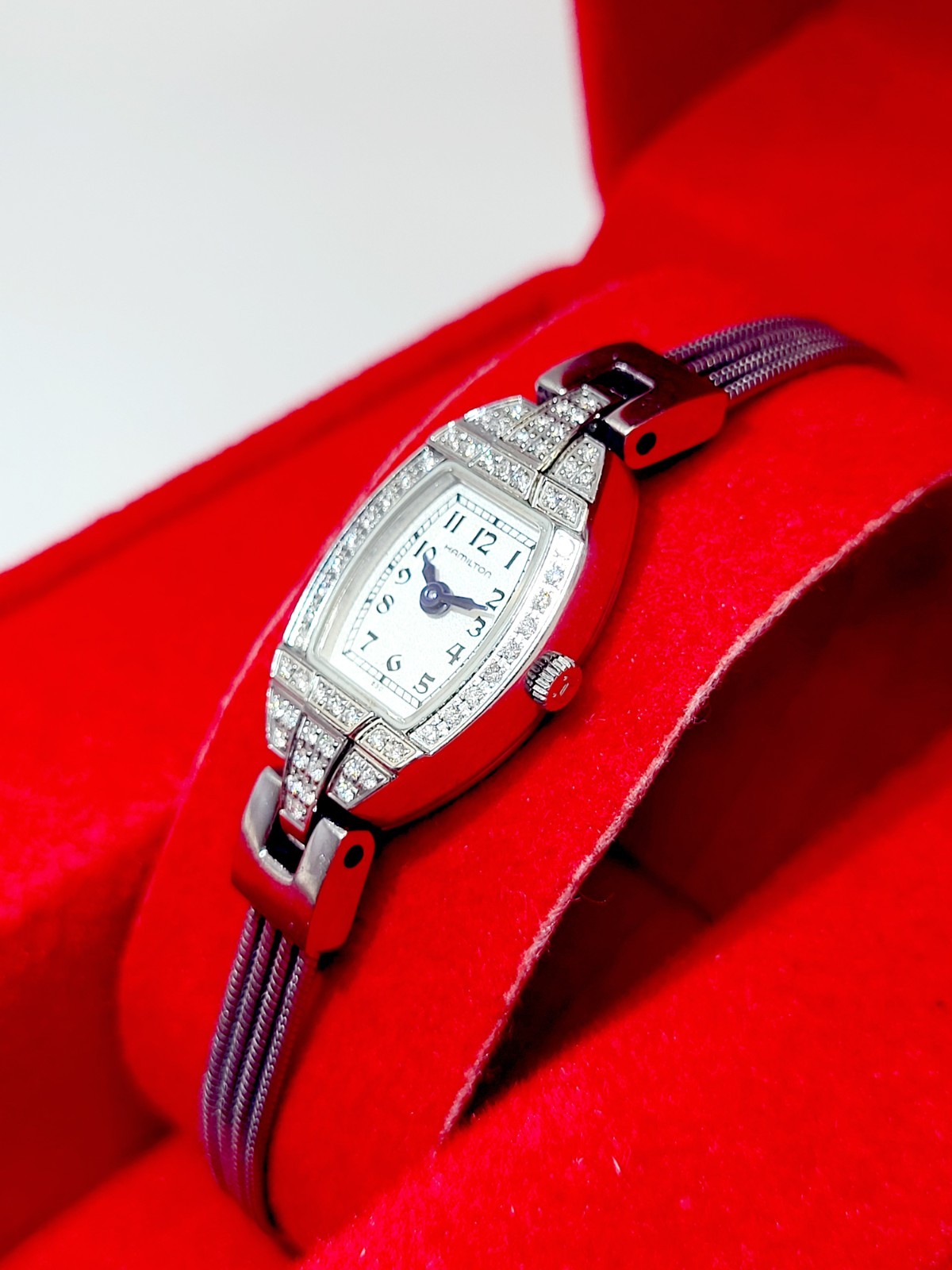 Hamilton Lady Diamond Swiss Quartz 14mm [N.MINT] Women’s Watch Works New Battery