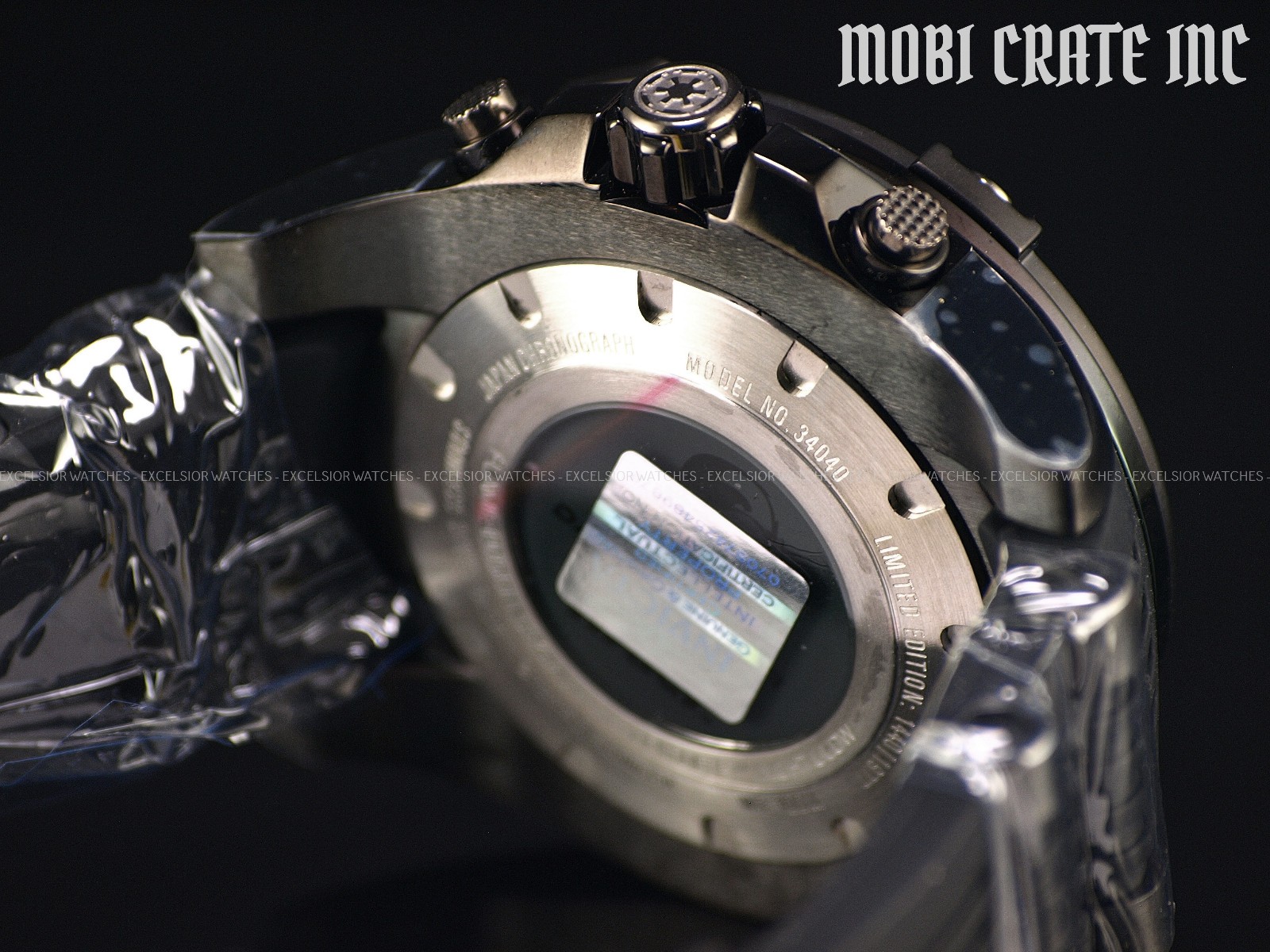 New Invicta Star Wars Men’s Darth Vader 52mm Bolt LE Quartz Chrono Black Watch