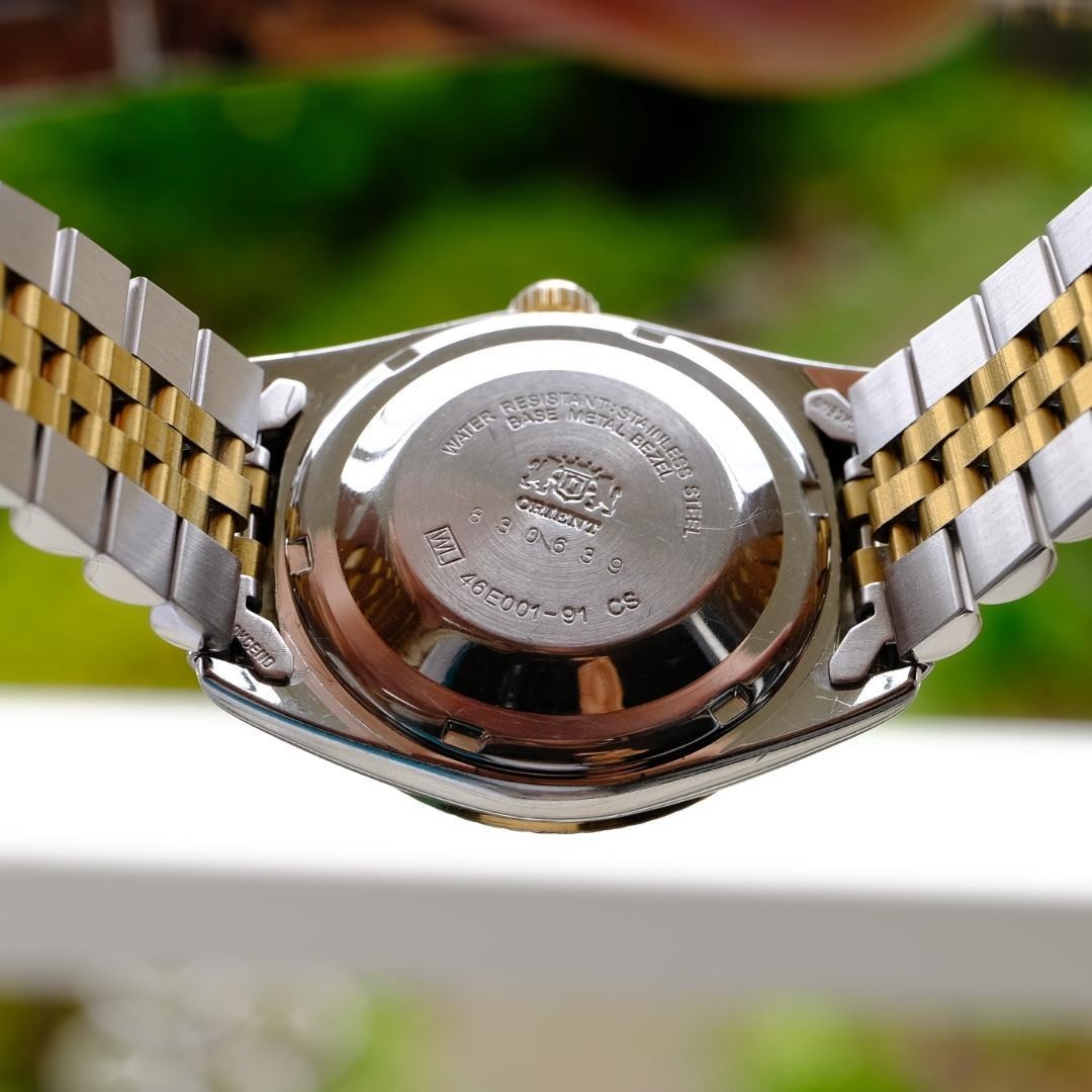 ORIENT President Automatic Day Date 36mm Sapphire Rare Vintage With Box Used