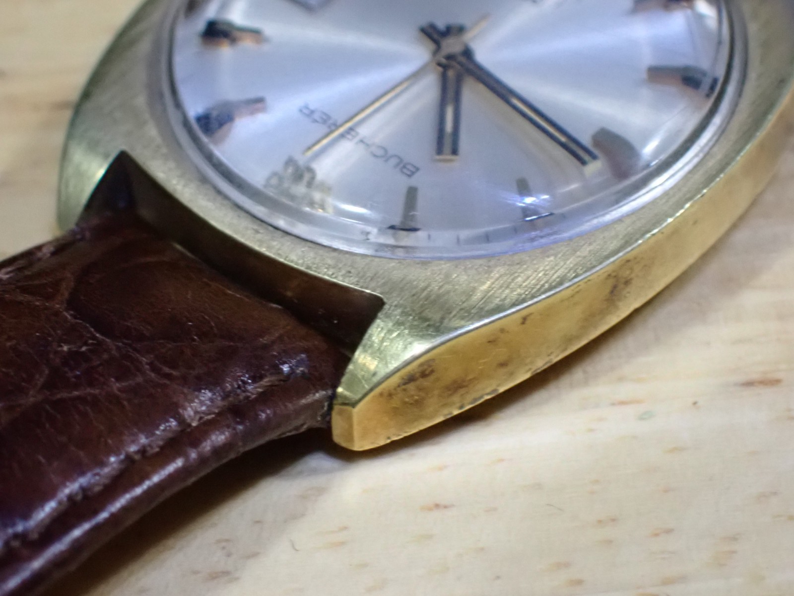 Bucherer 25 Jewel Men’s Automatic Wristwatch runs ETA 2622 with date READ