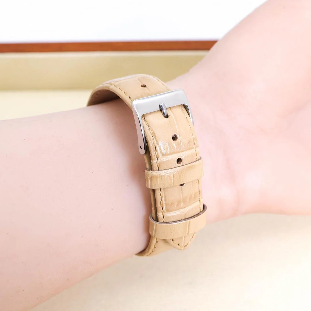 Pierre Lannier Quartz Silver 1.26×1.26 Beige Watch