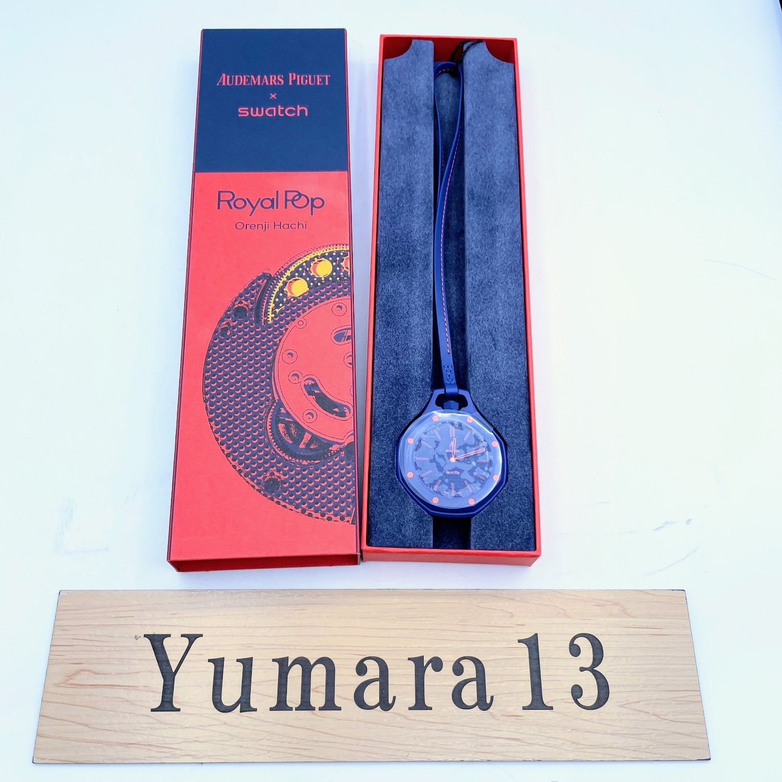 Swatch x Audemars Piguet Royal Pop Orenji Hachi Navy SSX03L103N