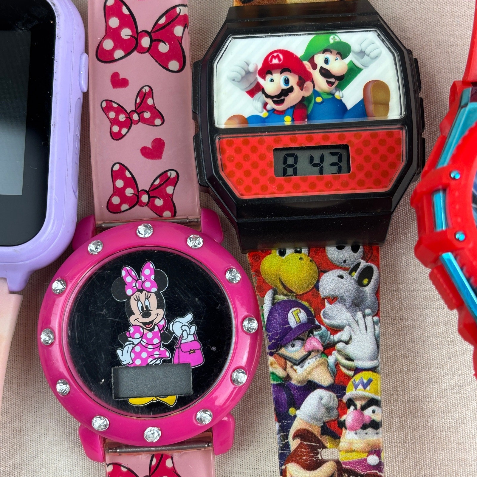 Kids Children Watches Pop Culture Disney Batman Hello Kitty Sonic Blues Clues