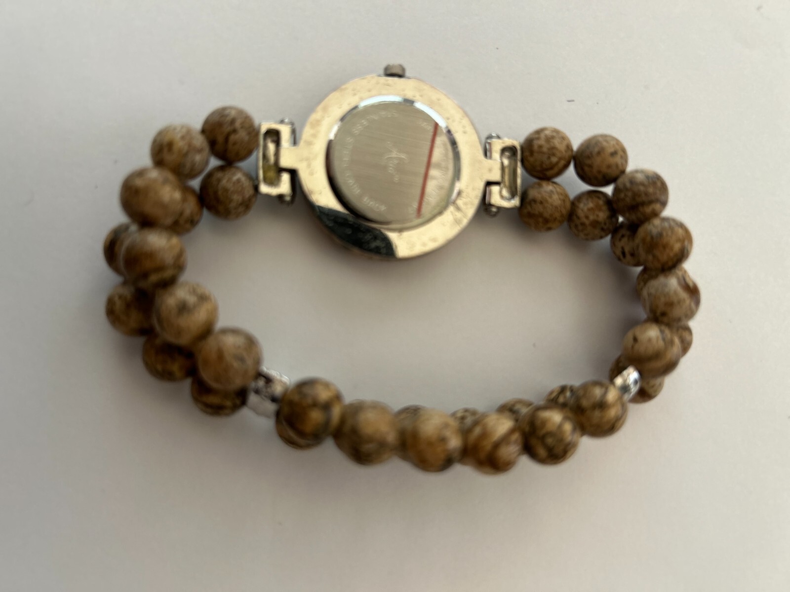 Aria Tan Bead Bracelet Women’s Watch