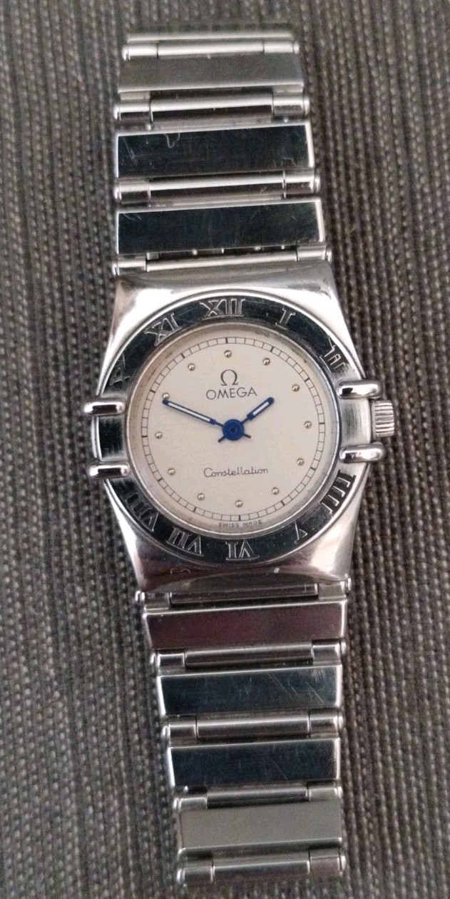 Vintage OMEGA Constellation 23mm Quartz Watch Runs & Keeps Time New Battery NICE