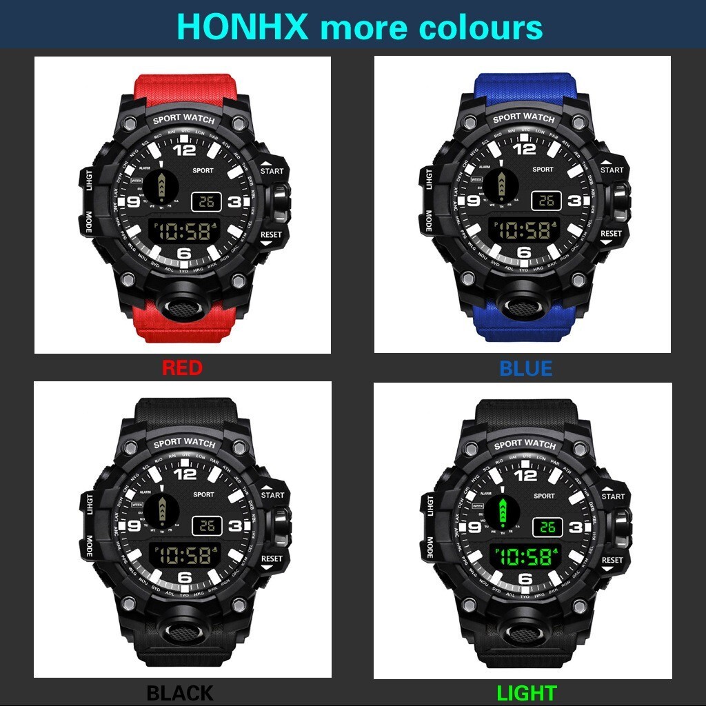 Men’s Watch Waterproof Electronic Watch Luminous Waterproof Sports Wristwatch