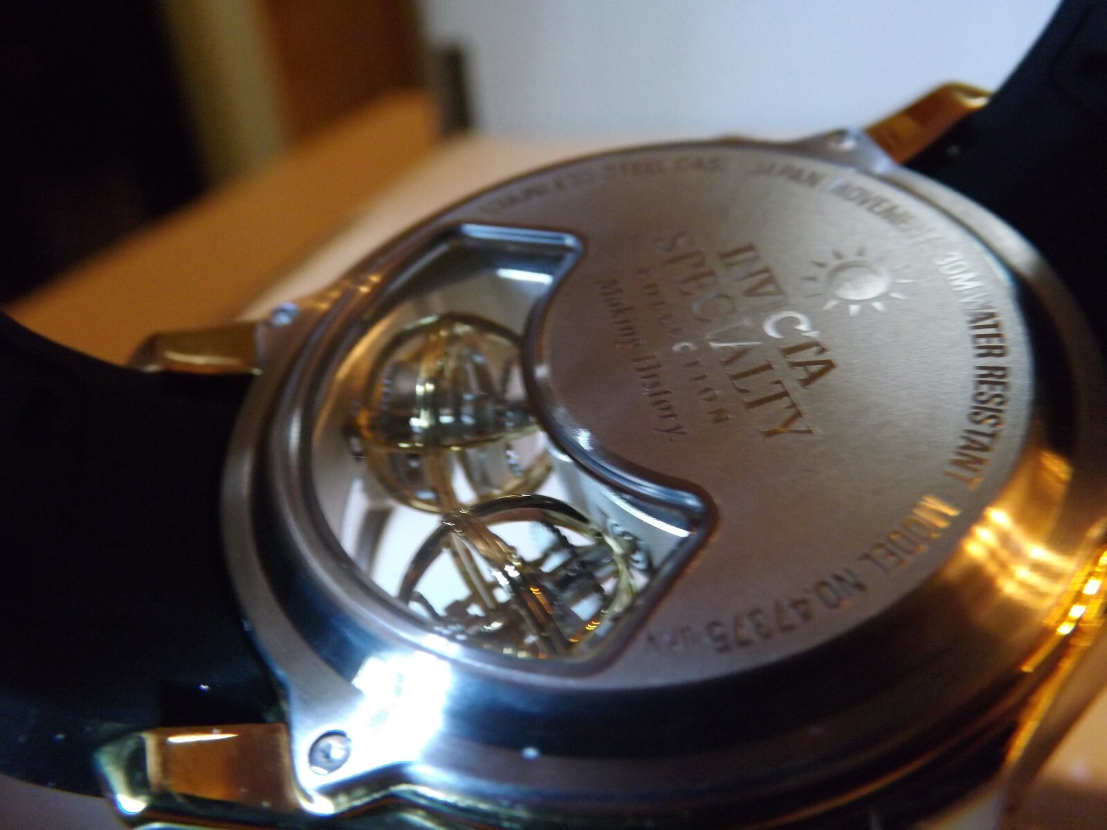 Invicta Mens Specialty Twin-Axis Watch (Model# 47375) Quartz – 30WR -Brand New