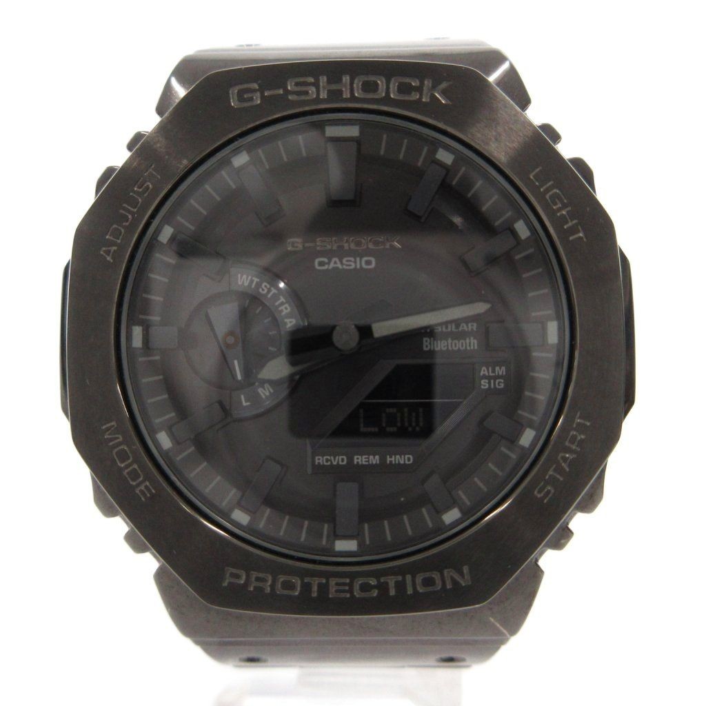 CASIO G SHOCK Watch Solar Radio Ana Digi Bluetooth Full Metal Black GM B2100BD 1