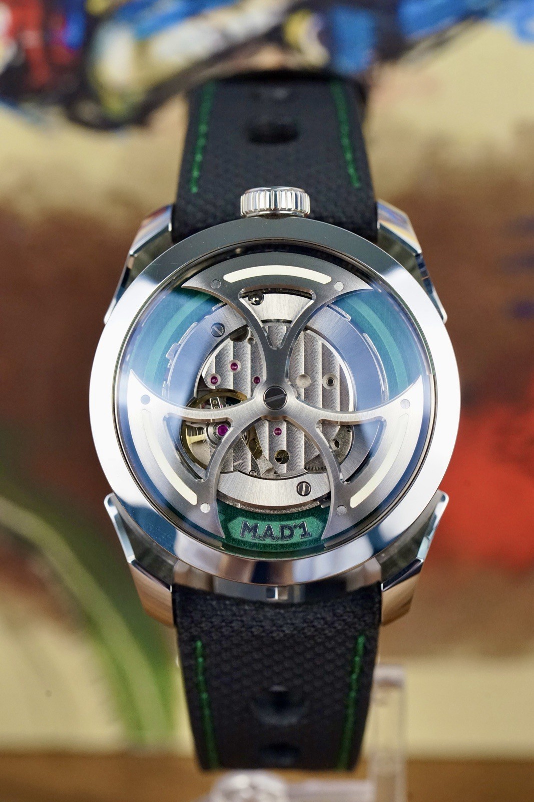 MB&F M.A.D. 1 – Green Lucky Clover Full Set Excellent Condition