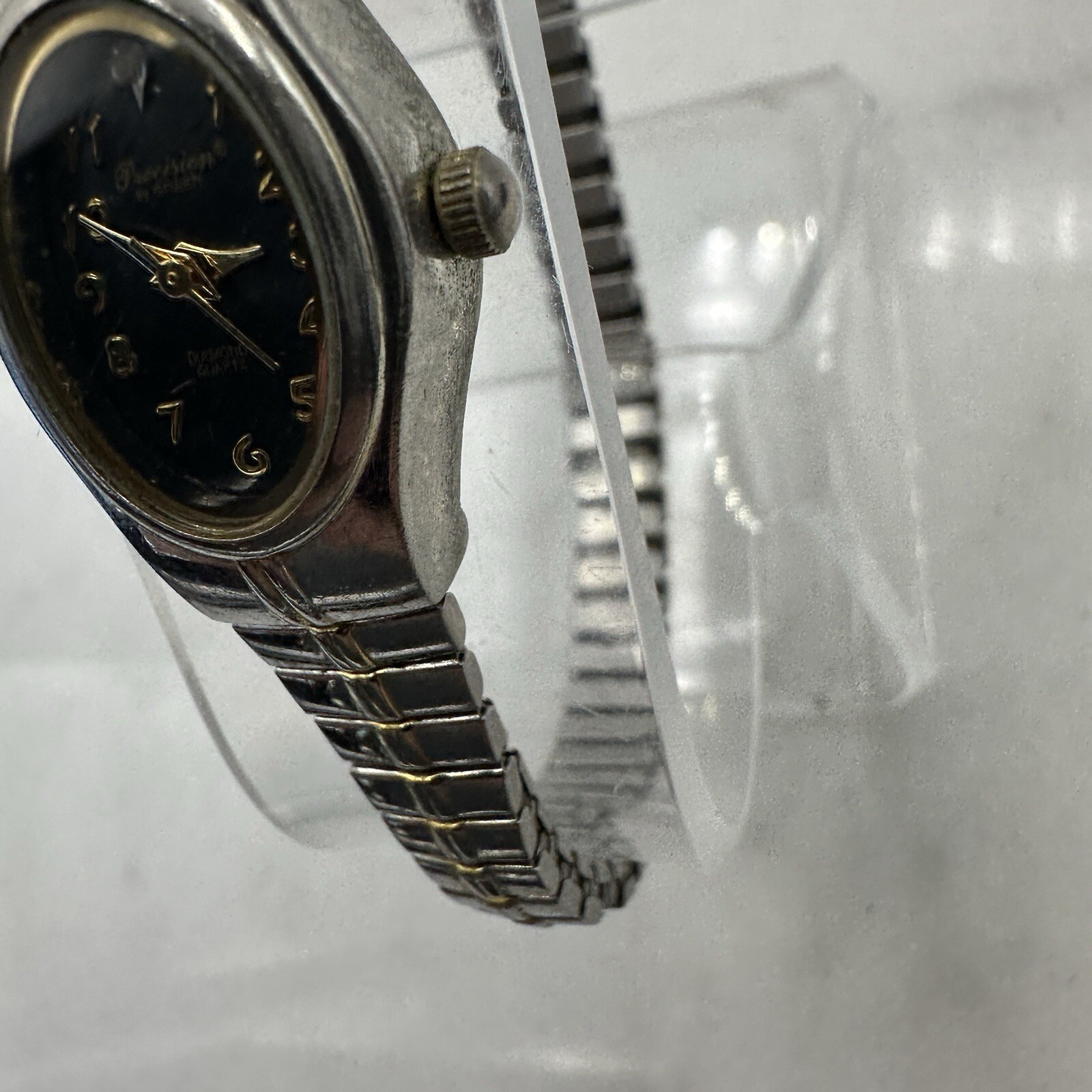 Precision by GRUEN GP418L Diamond Quartz Women’s Watch Sz. 6.2″ New Battery
