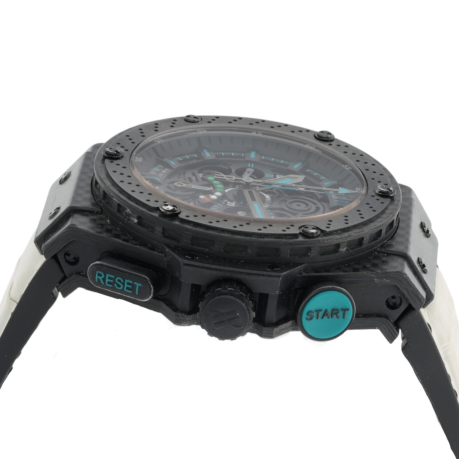 Hublot King Power F1 Abu Dhabi Skeleton Carbon 48mm Watch 719.QM.1729.NR.FAD11