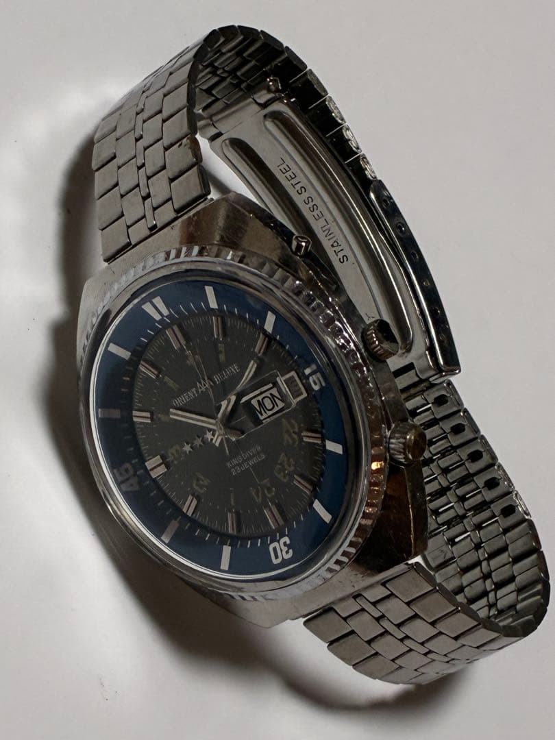 Orient AAA King Diver Automatic Mens Vintage Watch Rotating Inner Bezel