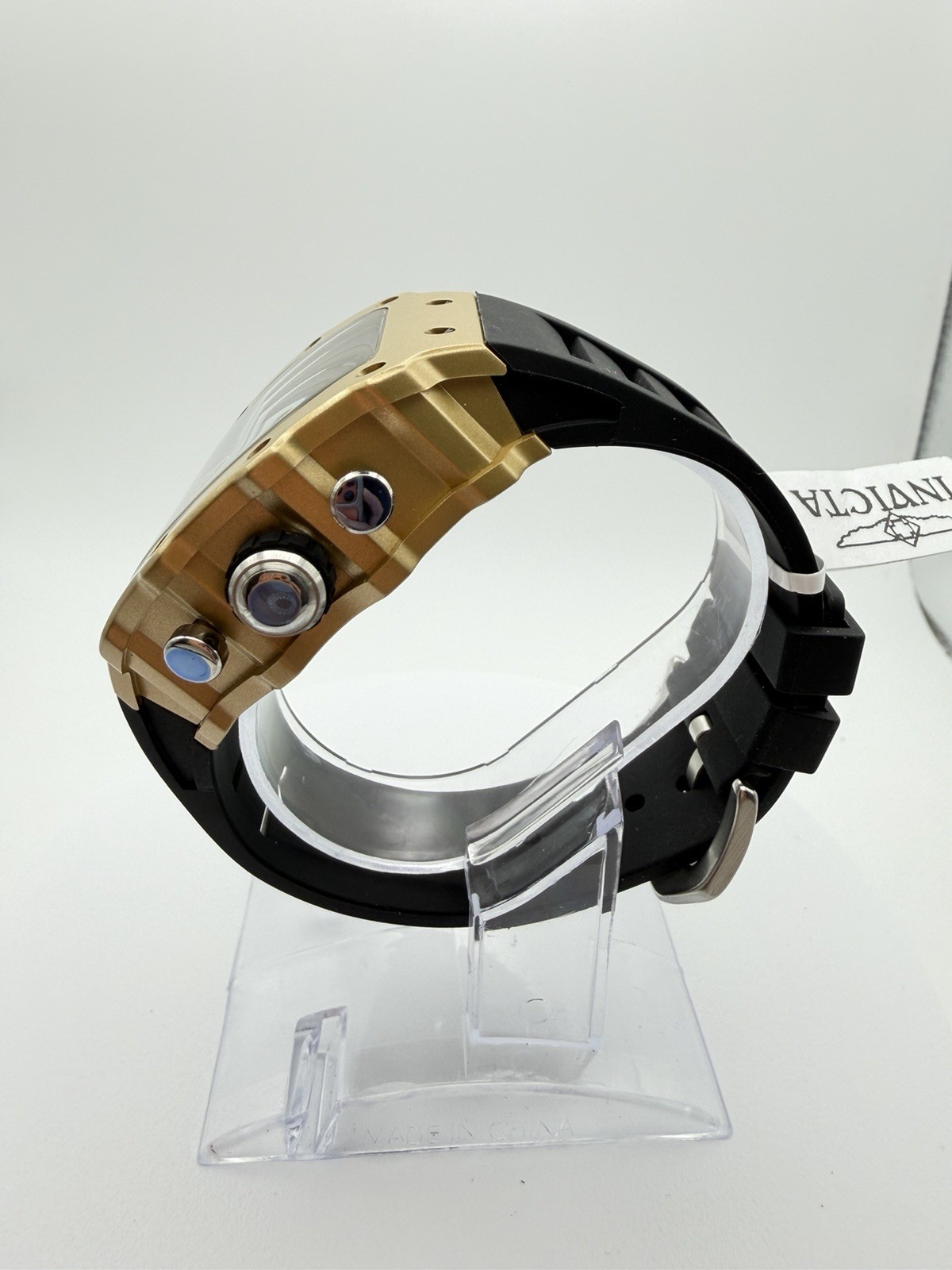 Invicta Cobra Kai Nitro Gen 69698 Men’s Chronograph Watch Gold Black 43mm