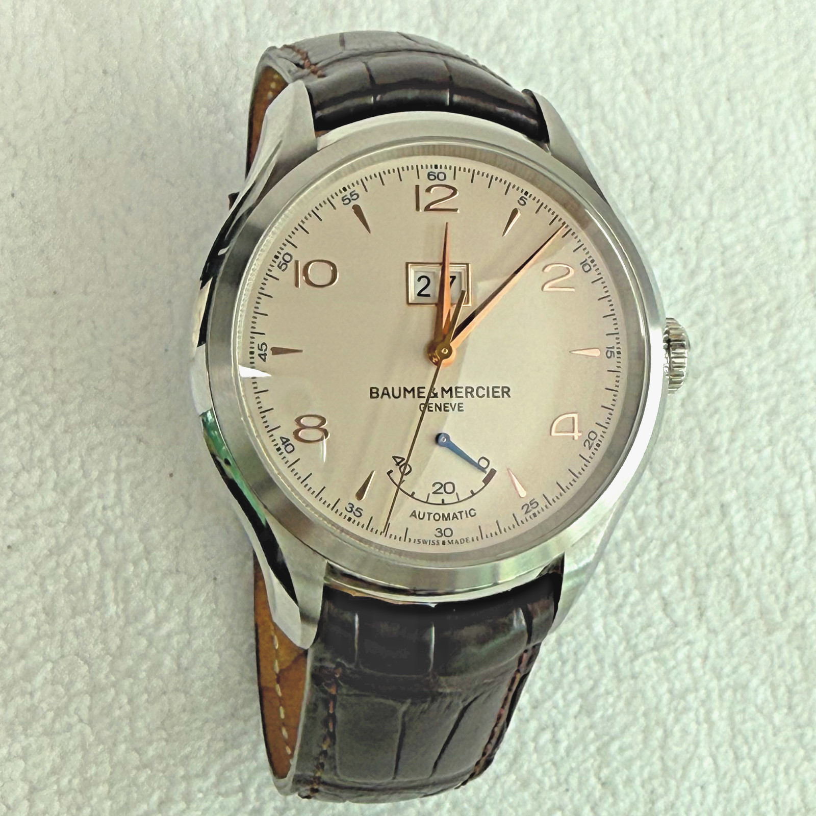 Baume & Mercier Clifton Big Date Power Reserve M0A10205 – Full Set Box & Papers