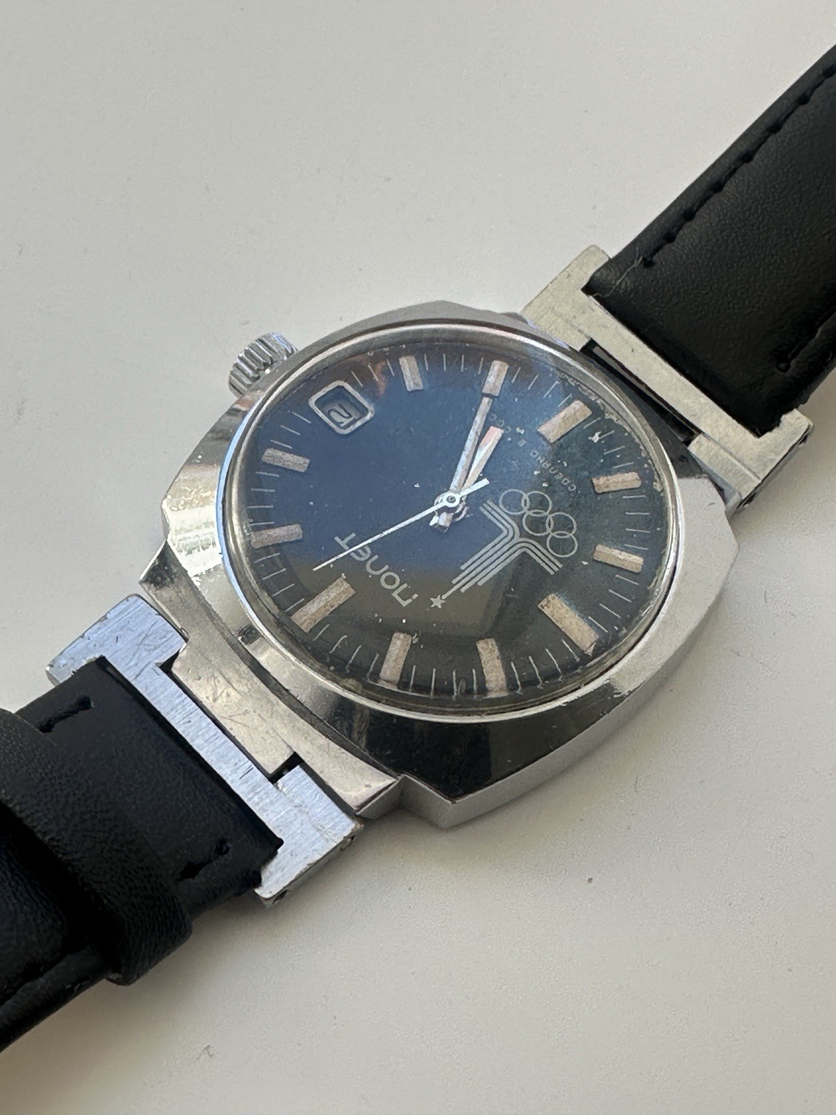 Poljot Olympian Congress USSR Wrist Watch 2614.2H 17 Jewels 1980s