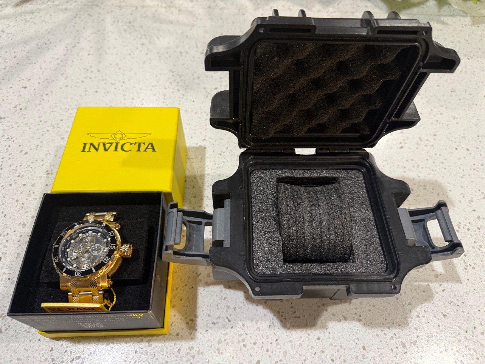 Invicta Coalition Forces Revolver Watch Mens 52mm WITH TRAVEL CASE!