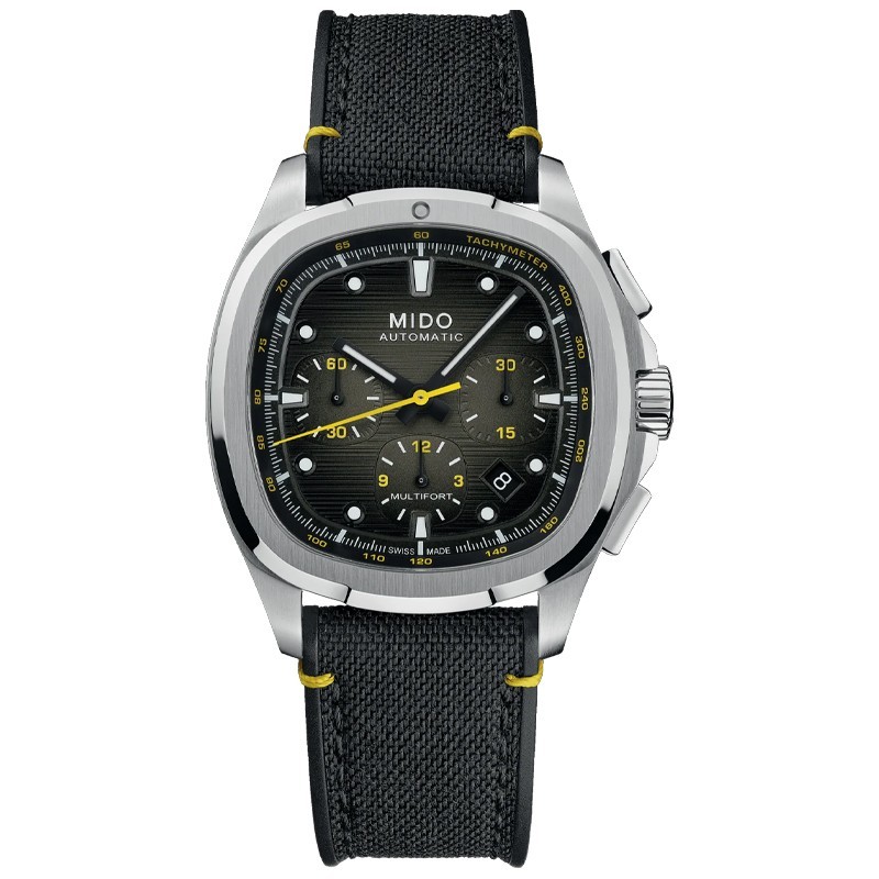 Mido Multifort TV Chronograph 42mm Grey Dial Men’s Watch M0495271108100