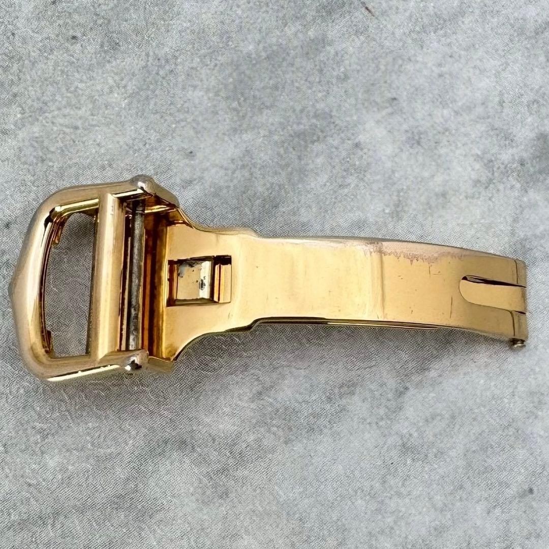 Cartier D-Buckle 14mm Gold Stainless Steel Watch Clasp Japan 071222