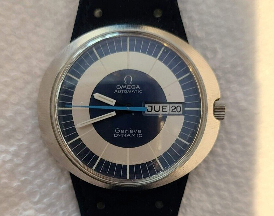 1970s NEVER WORN Omega Geneve Dynamic tool 107 Automatic Watch (SEE DESCRIPTION)