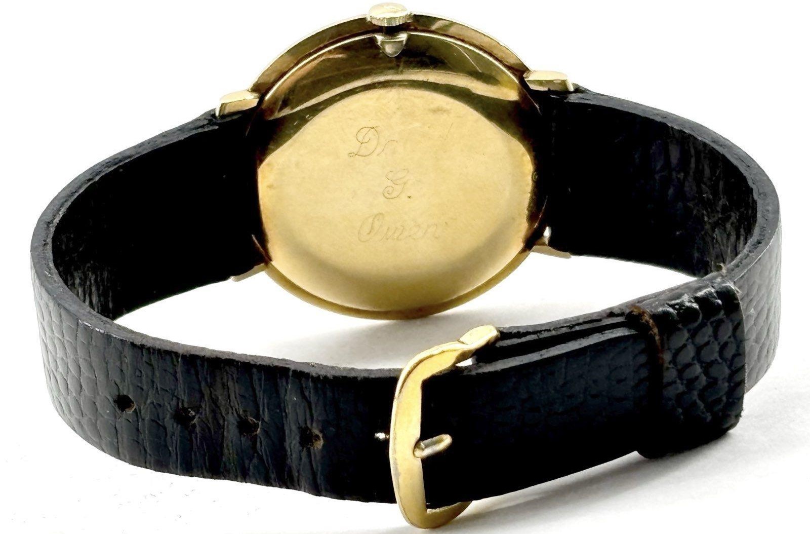 Vintage 14k Gold Longines Manual Wind Wrist Watch 1958