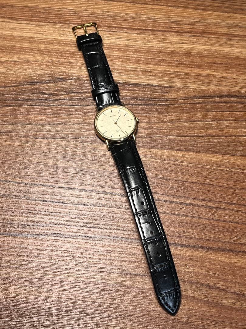 [Excellent Condition/80s/Working] Citizen Exceed Quartz 30 Micron Gold Pla【USED】