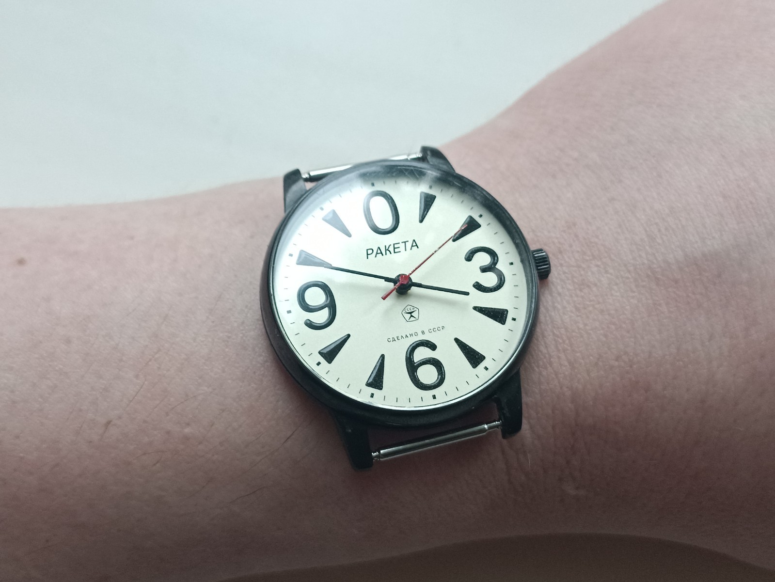 Wristwatch Raketa Big Zero 2609 HA 17 jewels USSR jewels serviced